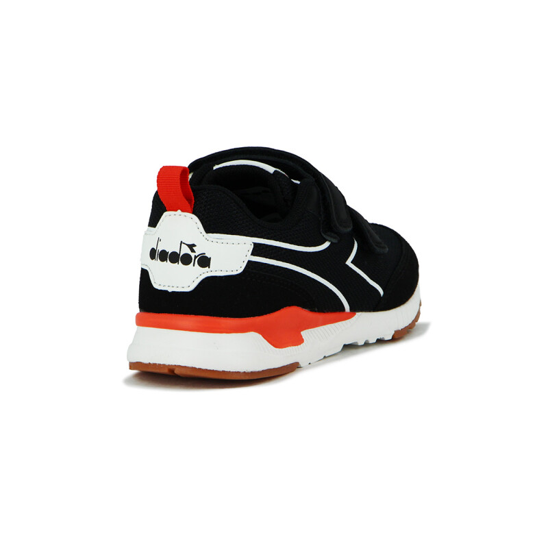 Diadora Retrins Running Niño - Negro/blanco Negro-blanco