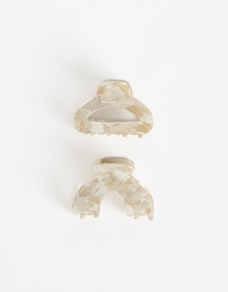 Broches Sets Acrilico Set De Broches Acrílicos - Combinacion Bicolor