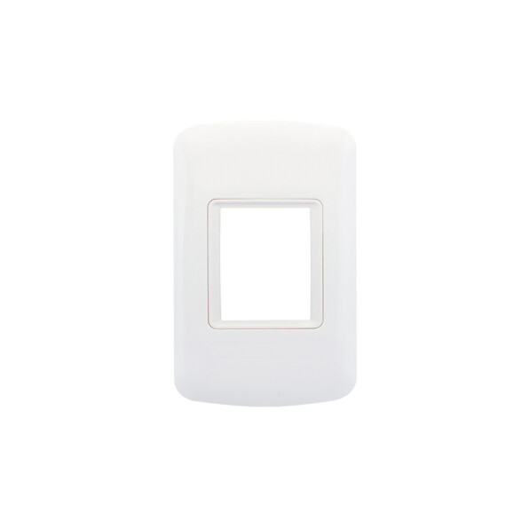 Plaqueta para 1 módulo doble blanca - Atenea Plus M48607