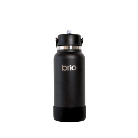 Botella En Acero Inoxidable brio 950ml Con Sorbito Y Manija Botella En Acero Inoxidable brio 950ml Con Sorbito Y Manija