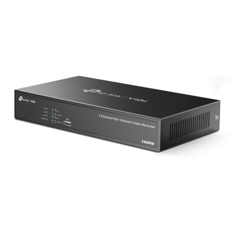 Tp-link - Nvr Vigi NVR1004H-4P. 4 Canales. Puertos Poe+. Audio Bidireccional. Plug And Play. Color N 001