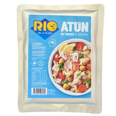 ATUN EN TROZOS AL NATURAL RIO DE LA PLATA 500 GR 001