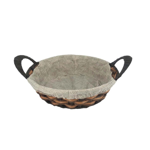 Panera plastico símil ratan 22 x 6cm PRISMA Panera plastico símil ratan 22 x 6cm PRISMA