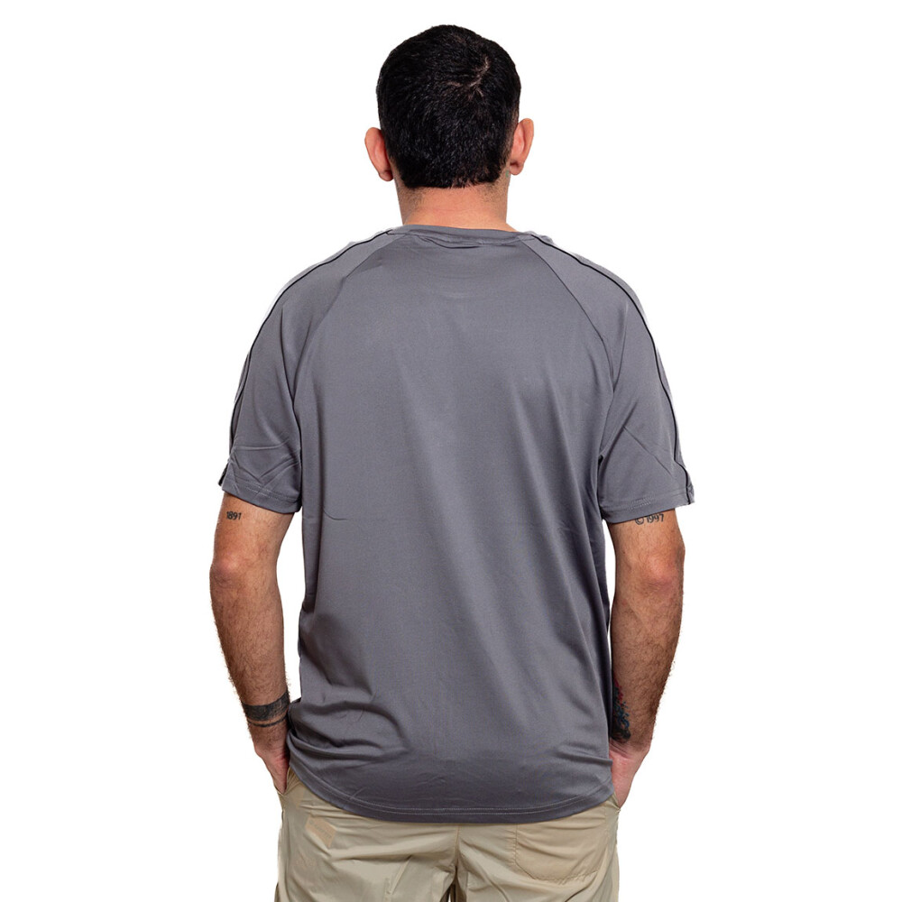 Lotto Remera Manga Corta de Hombre JOL - Gris Gris