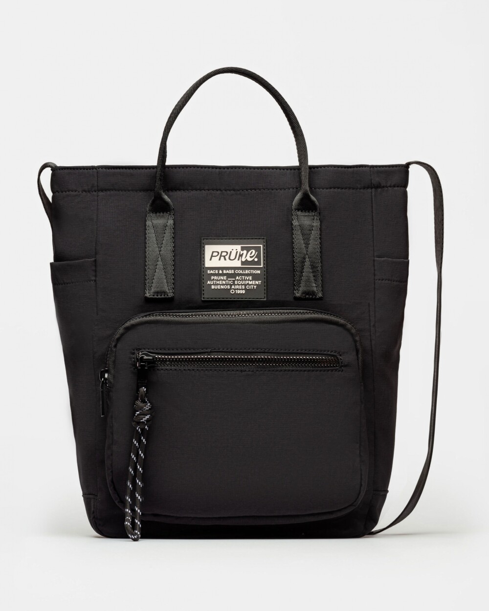 Bolso Al Hombro Forest en Nylon Negro