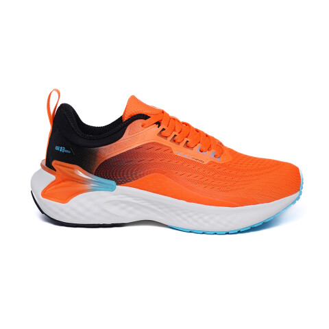 M Cushioning Running - Hombre Super Orange/obsidian Black