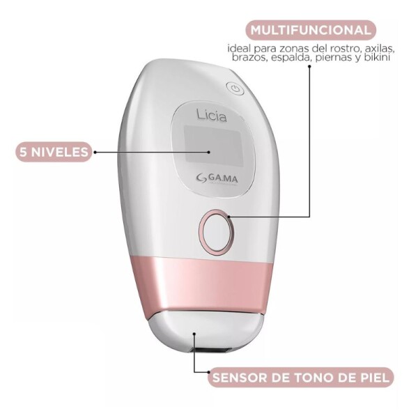 DEPILADORA IPL LICIA PINK LUZ PULSADA - GA.MA DEPILADORA IPL LICIA PINK LUZ PULSADA - GA.MA