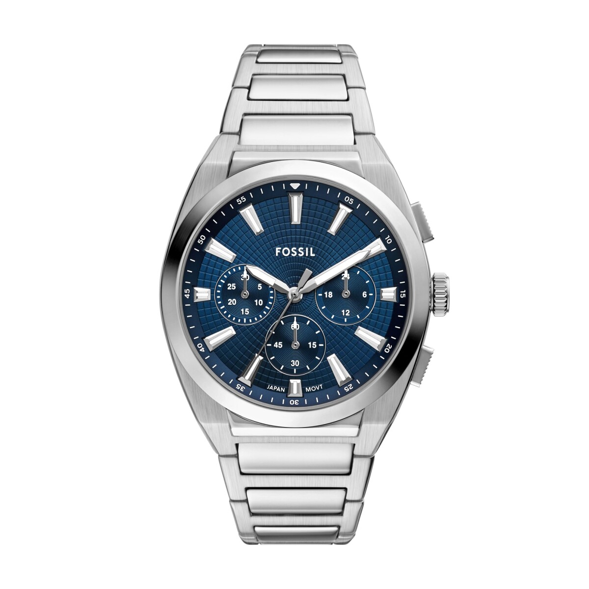 Reloj FOSSIL EVEREST Acero Plateado Esfera 42mm 