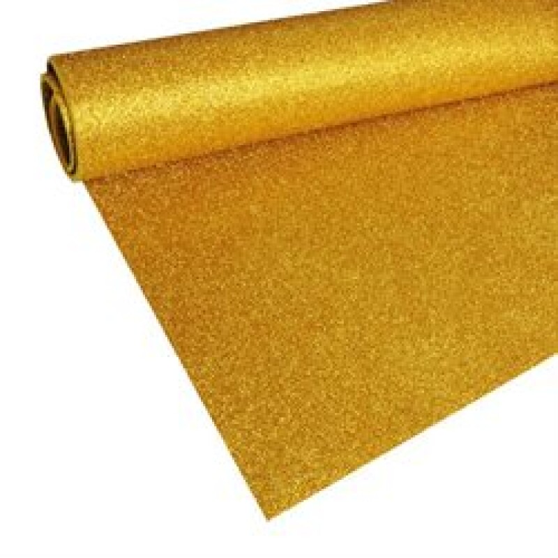 Goma Eva Con Brillantina Dorado 40x60 cm #Goma Eva Con Brillantina Dorado 40x60 cm