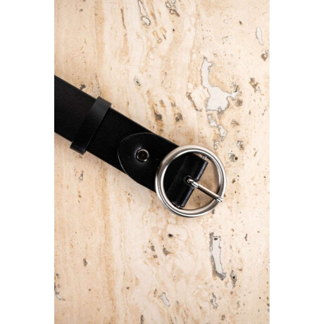 Cinto Hebilla Redonda Negro