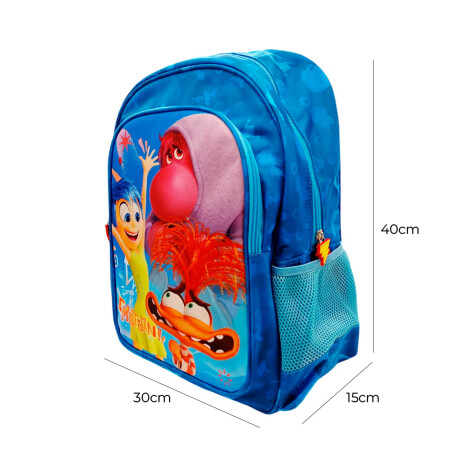 Mochila Infantil 40cm Intensamente 2 Stitch Disney Azul