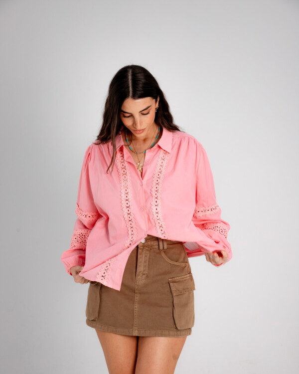 Camisa Francesca rosa