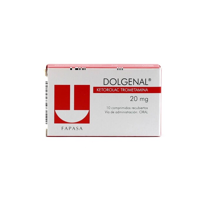 DOLGENAL 20 MG. CJ X 10 COMPRIMIDOS única