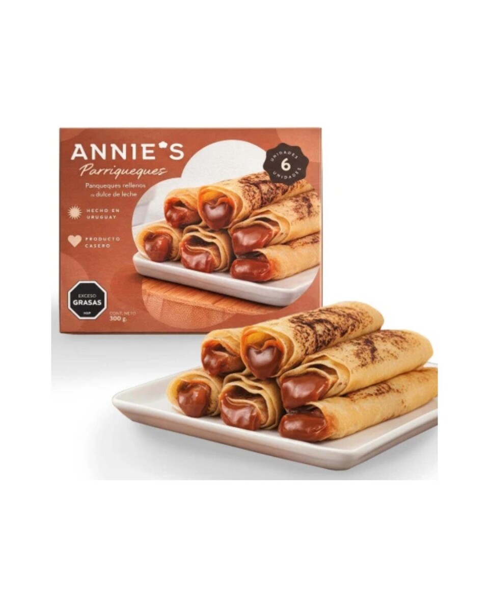 PANQUEQUE DULCE DE LECHE ANNIE´S X 6 