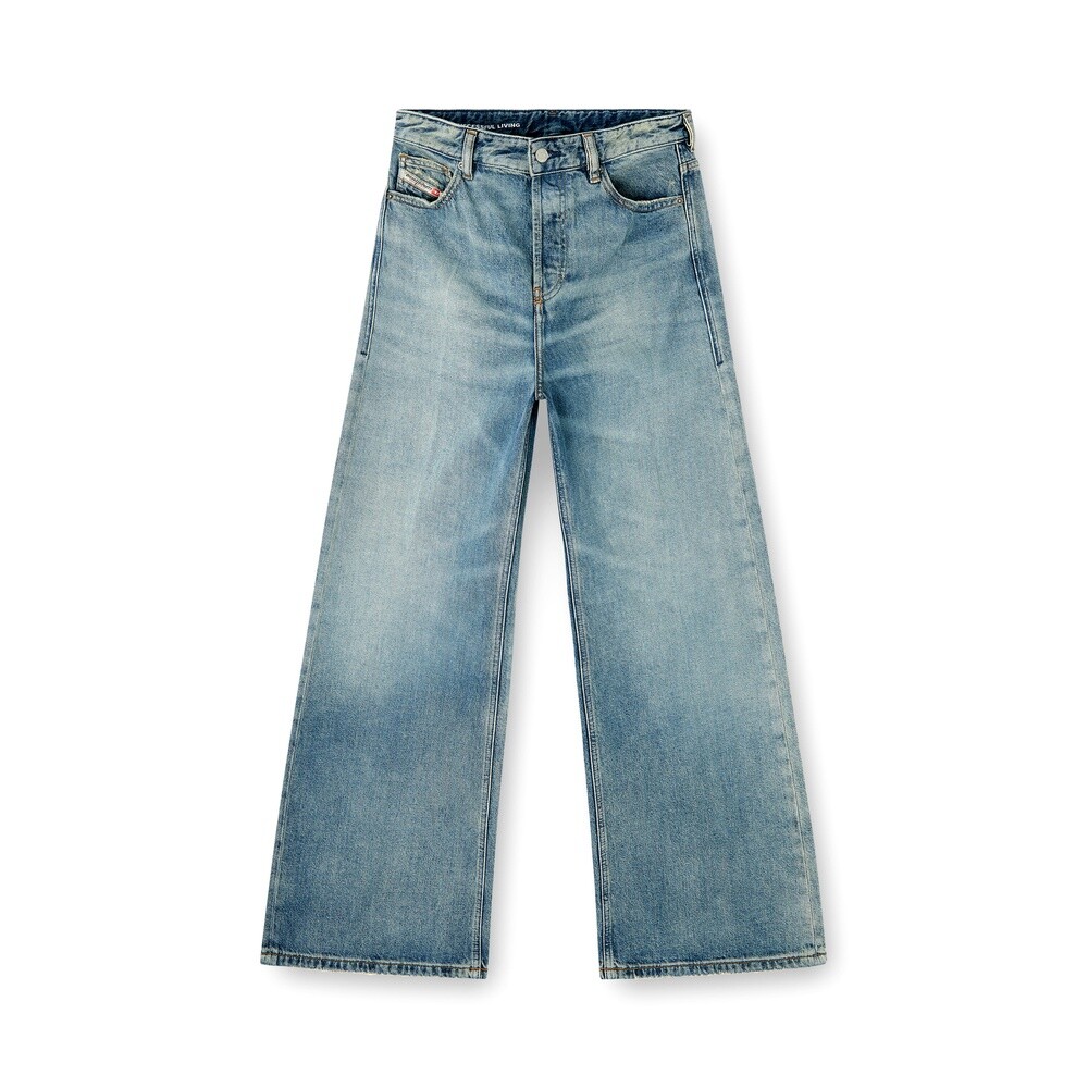 Jeans Urbano Para Mujer Relaxed Jeans - 1996 D-Sire Azul medio