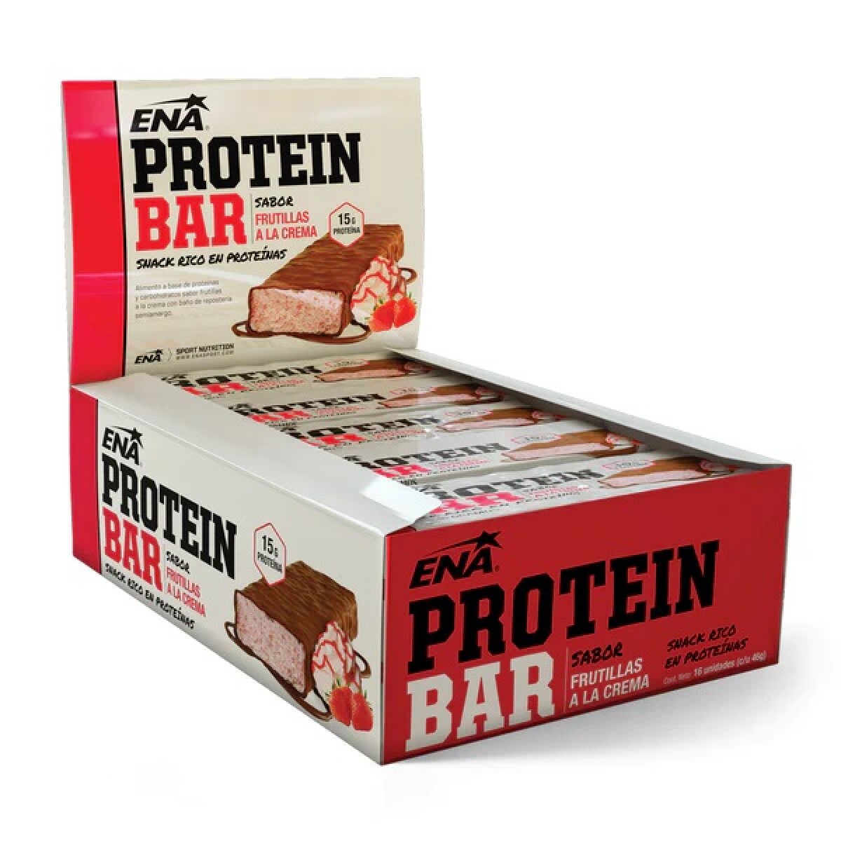 ENA Protein Bar Caja x16 - Frutilla 