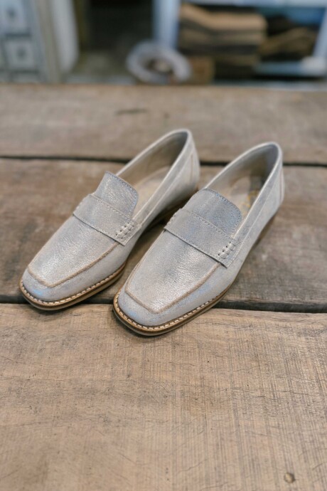 Mocasín Plata Macchiato Mocasín Plata Macchiato