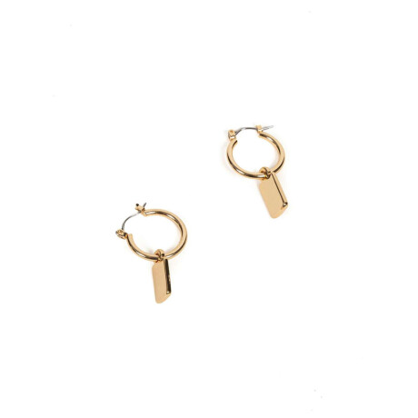 Aros Argollas Bañadas En Oro Dorado Antique Gold