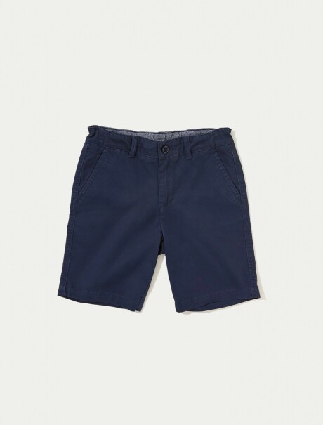 BERMUDA INFANTIL ESTILO CHINO AZUL
