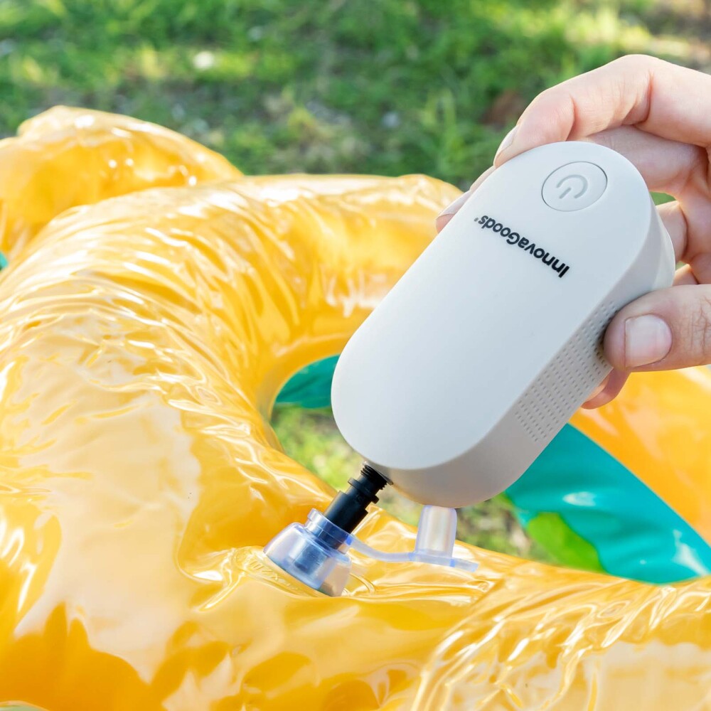 INFLADOR BOMBA VACÍOREC 2EN1 ABS GRIS INNOVAGOODS