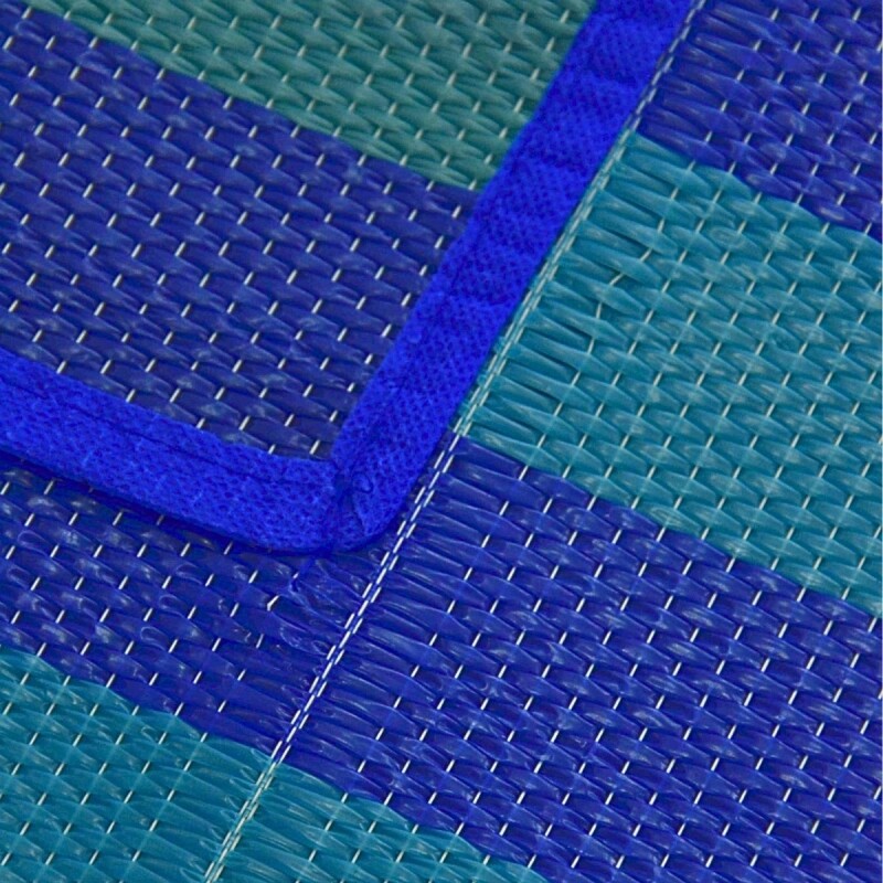Estera individual doblable 1,80 x 0,9 m AZUL