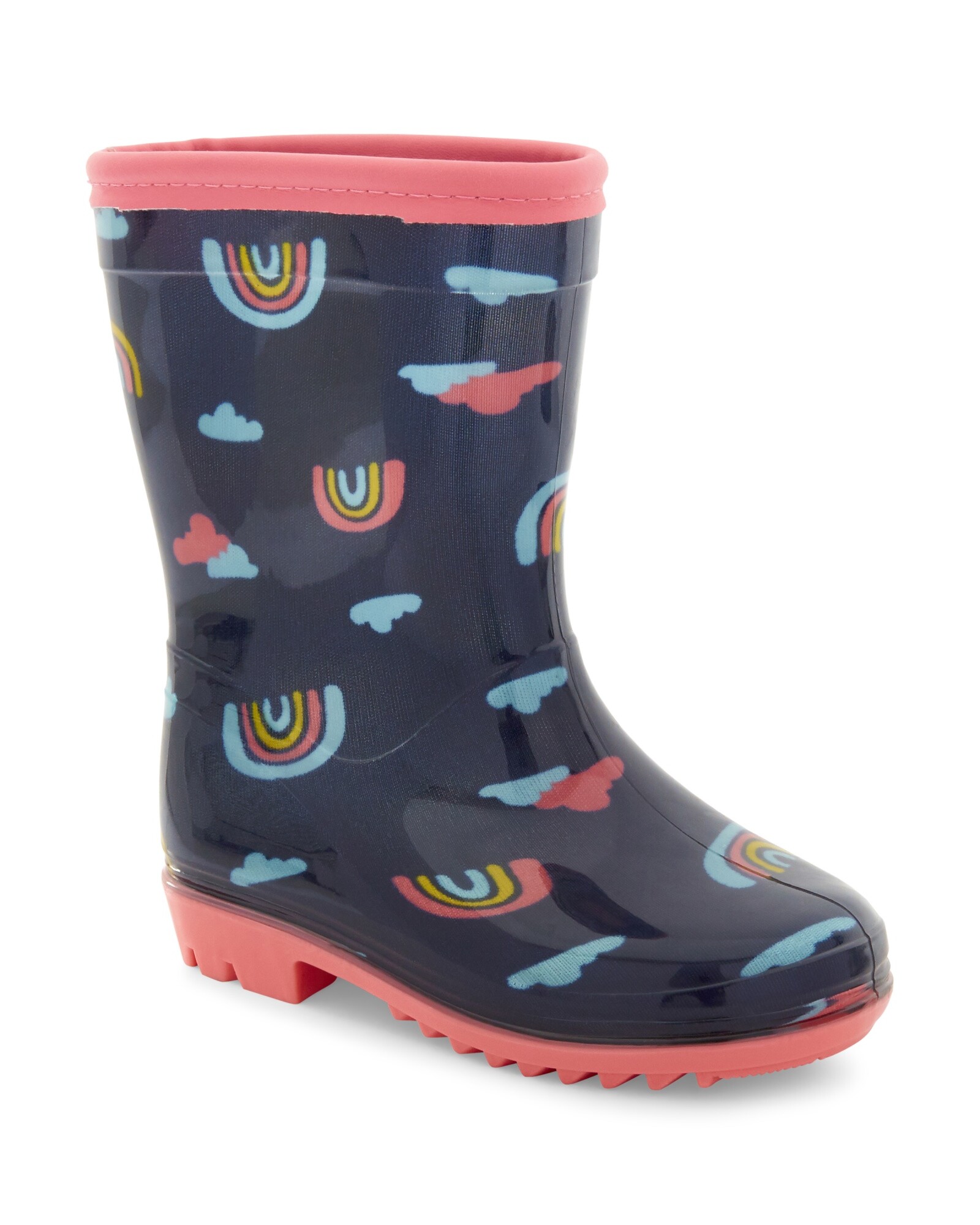 Botas de lluvia sherry, diseño arcoíris Sin color