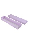 Caja eco 12 - 7x32x4 cm LILA