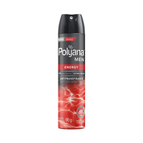 Polyana Antitranspirante aerosol 172 ml Energy man