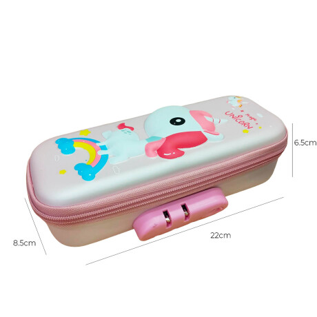 Cartuchera Escolar Rigida 3d Infantil Con Clave Niños Esc005004-unic