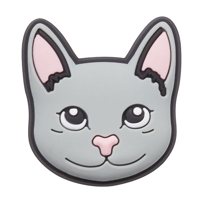 Jibbitz™ Charm Grey Cat Multicolor