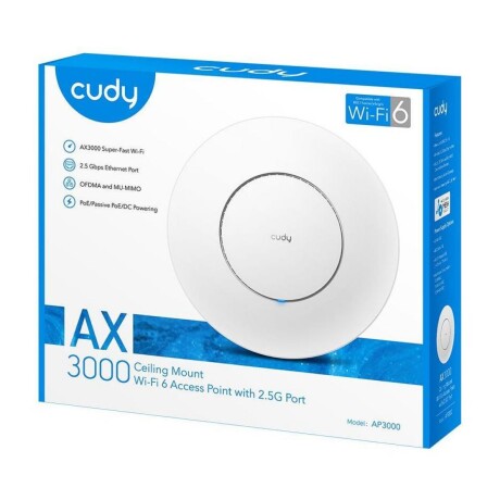 Access Point Cudy Wifi AX3000 con Adaptador Cc 001