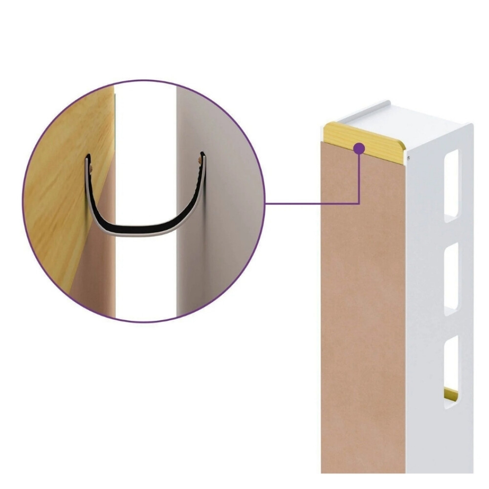 Estantería 1 Puerta 3 Estantes MDF - Petit Estantería 1 Puerta 3 Estantes MDF - Petit