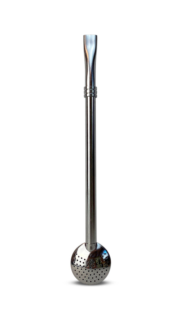BOMBILLA SIMPLE BASE REDONDA ACERO INOXIDABLE