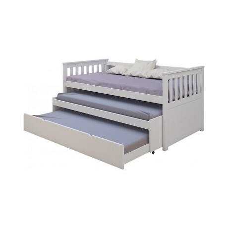 CAMA TRICAMA 1 PLAZA PINO BLANCO B102