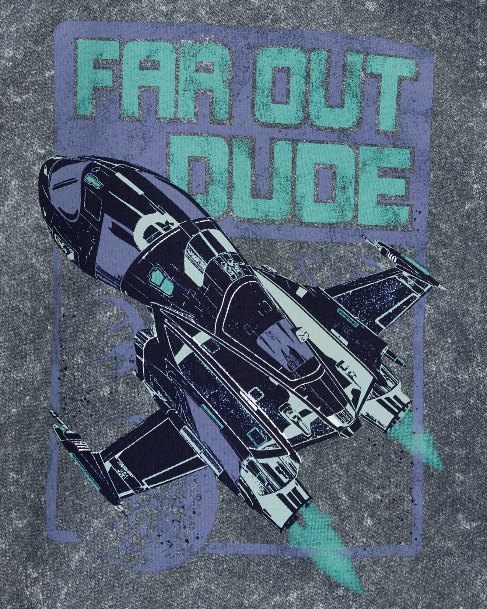 Remera de algodón estampa nave espacial Remera de algodón estampa nave espacial