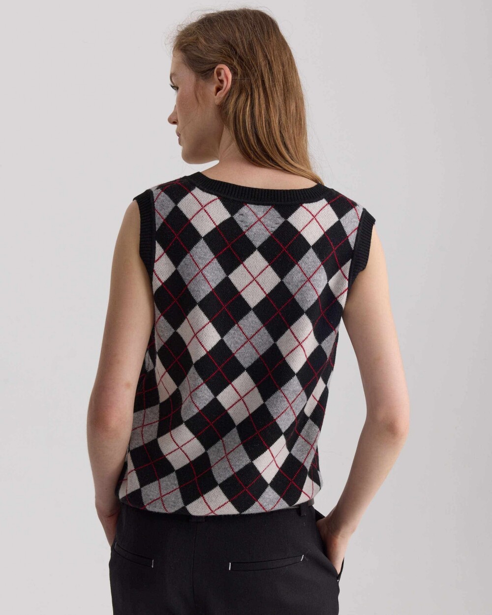 Sweater Frida Rhombus Negro