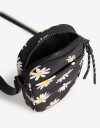 Complemento Marroquinería Nylon Porta Celular Con Asa Regulable - Estampado Flores