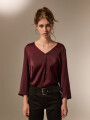 Blusa Litien Cereza Oscuro