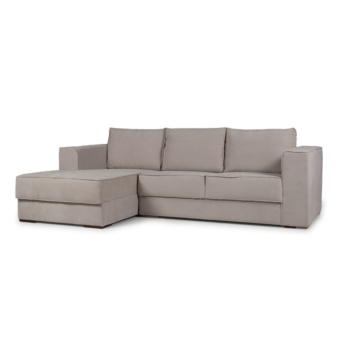 Rinconera Olimpus - Tela Microfibra - Chaise izquierdo - Kruger 02-152 (Beige) 