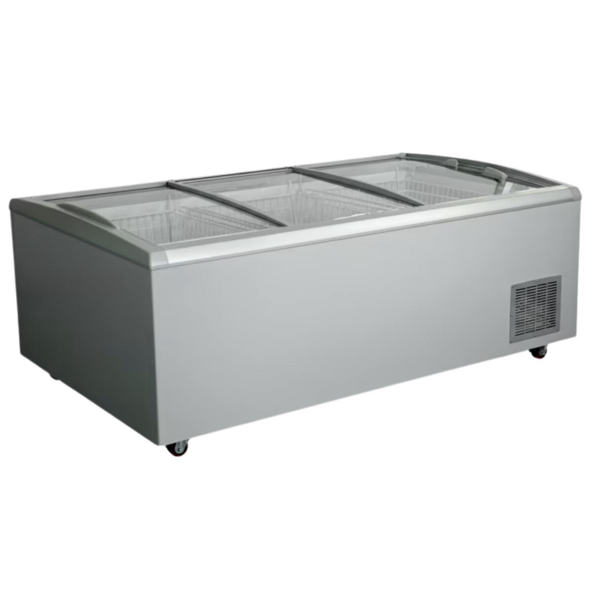 Isla Refrigerada Vidrio Semi Curvo 727 lts Kuma 