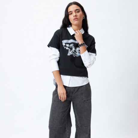 REMERA DRAMA Negro