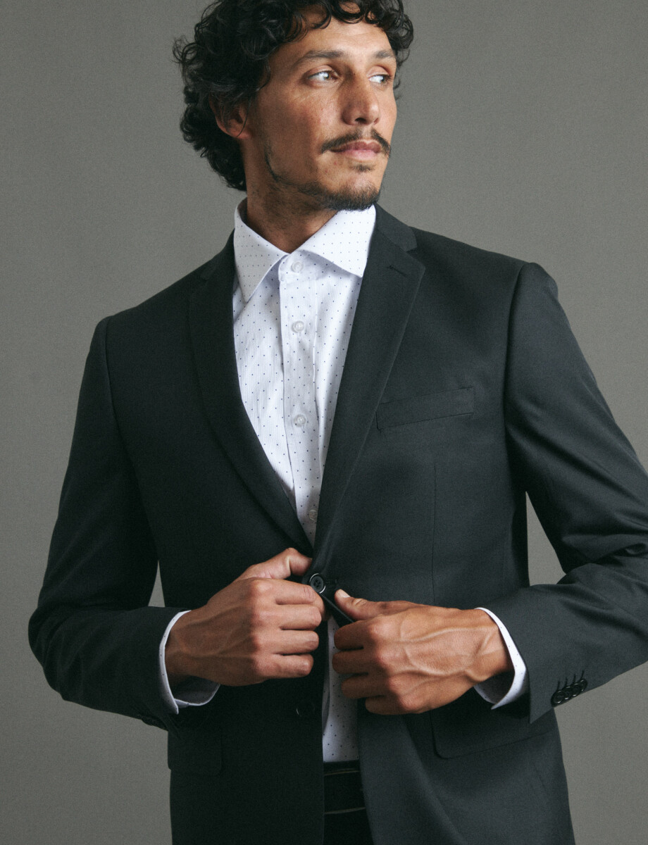 TRAJE SLIM FIT HARRINGTON URBAN - Negro 