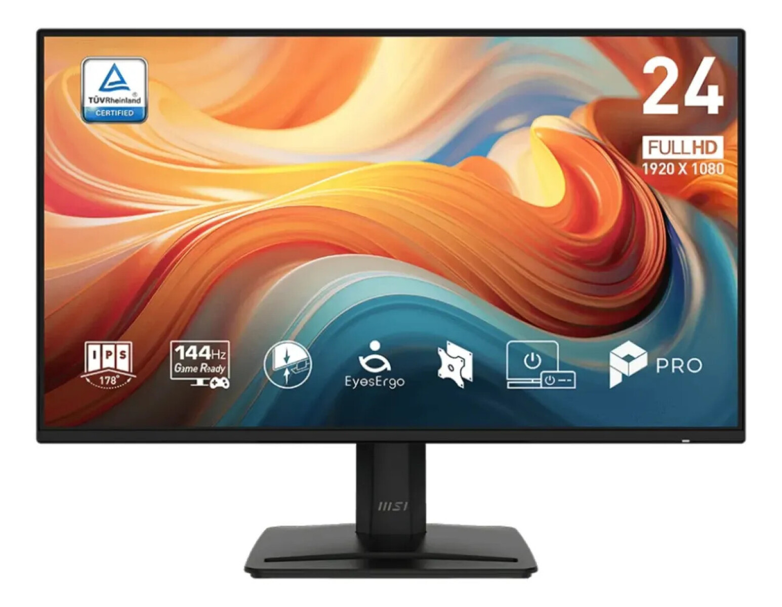 Msi Monitor Pro Mp242 E14a Fhd 24" 144hz - MONITOR MSI PRO MP242 E14A 24" NEGRO 