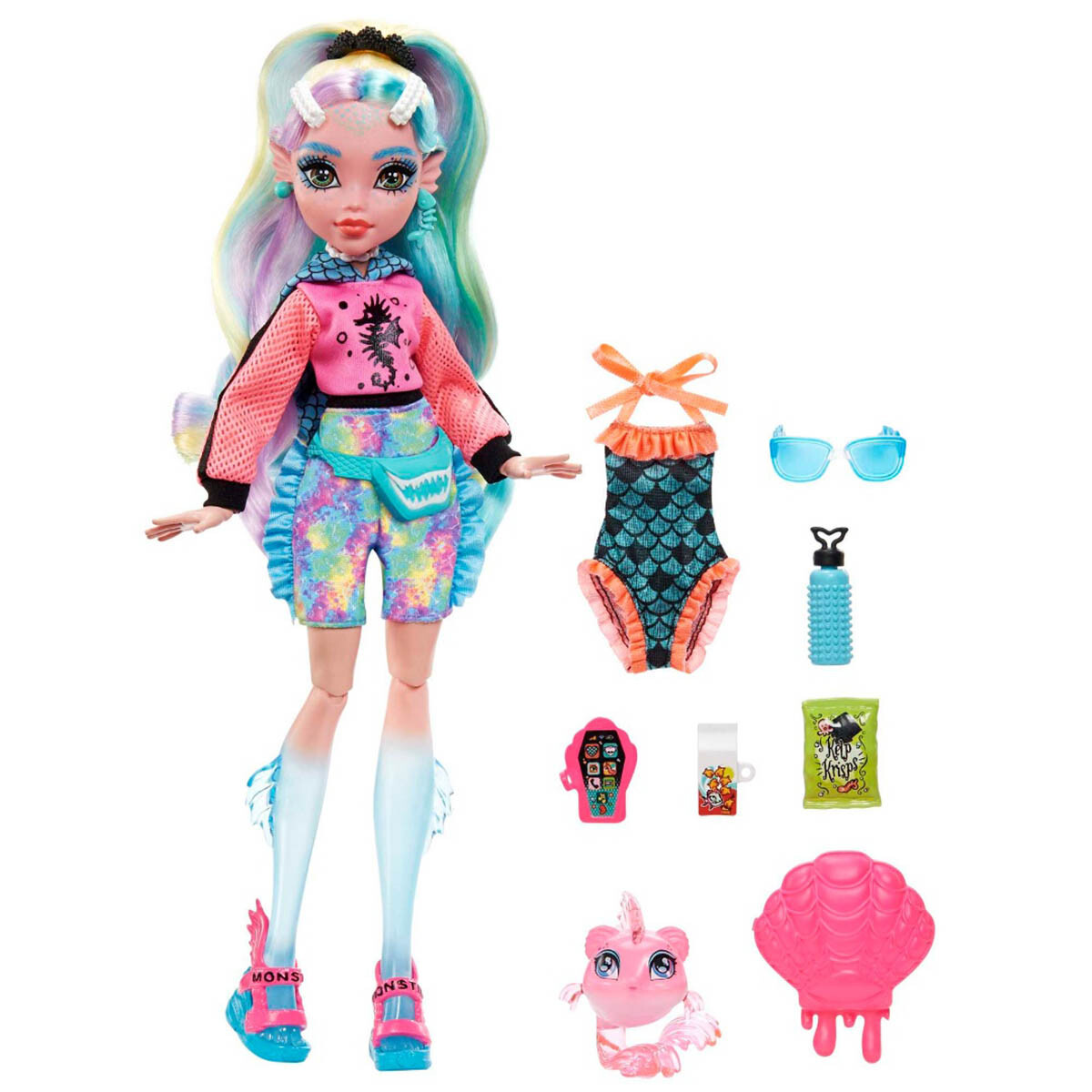 Muñeca Monster High Articulada 30cm Cleo Lagoona - Lagoona Blue 