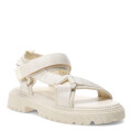 Sandalias de Niña MINI Miss Carol Califa de Tela Con Tiras Beige