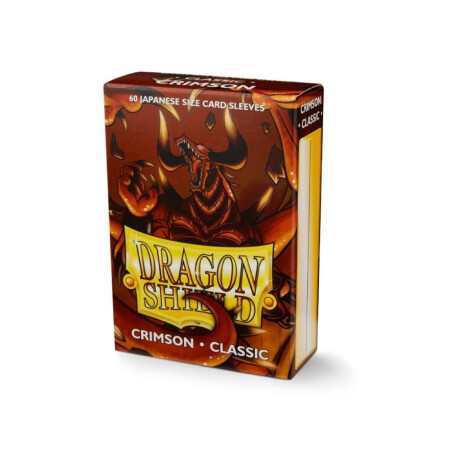 Dragon Shield - 60 Japanese Sleeves Classic - Crimson Dragon Shield - 60 Japanese Sleeves Classic - Crimson