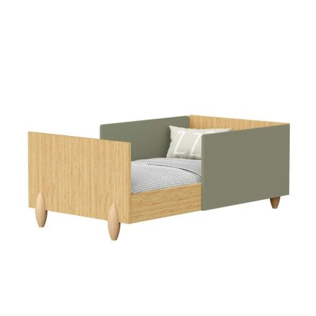 Cuna Convertible de Beb Gracia Ajustable Verde