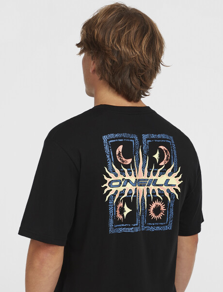 Remera O'Neill Retro Graphic Negro Remera O'Neill Retro Graphic Negro