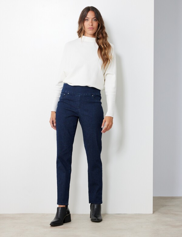 Jegging Pretina Ancha JEAN OSCURO