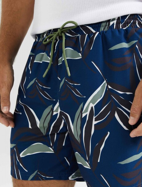 SHORT ESTAMPADO CON SUSPENSOR SHORTS MASC
